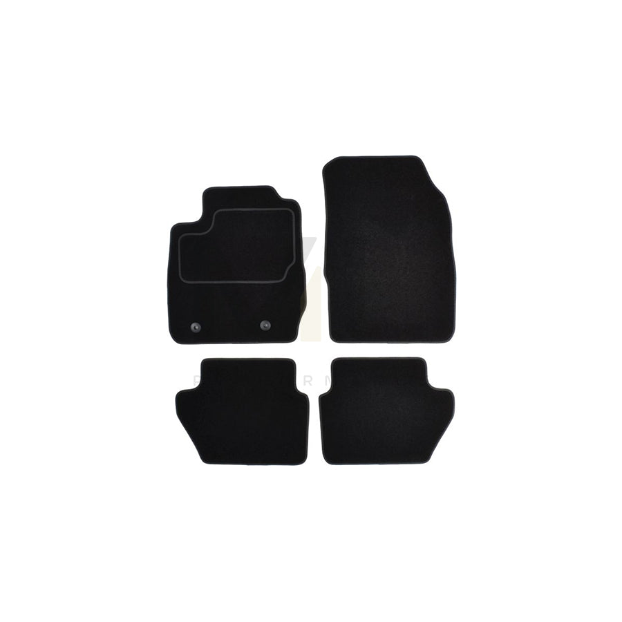 MAMMOOTH A041 FOR23 PRM 01 Floor mat set for FORD Ecosport Mk2 Textile, Front and Rear, Quantity: 4, Black