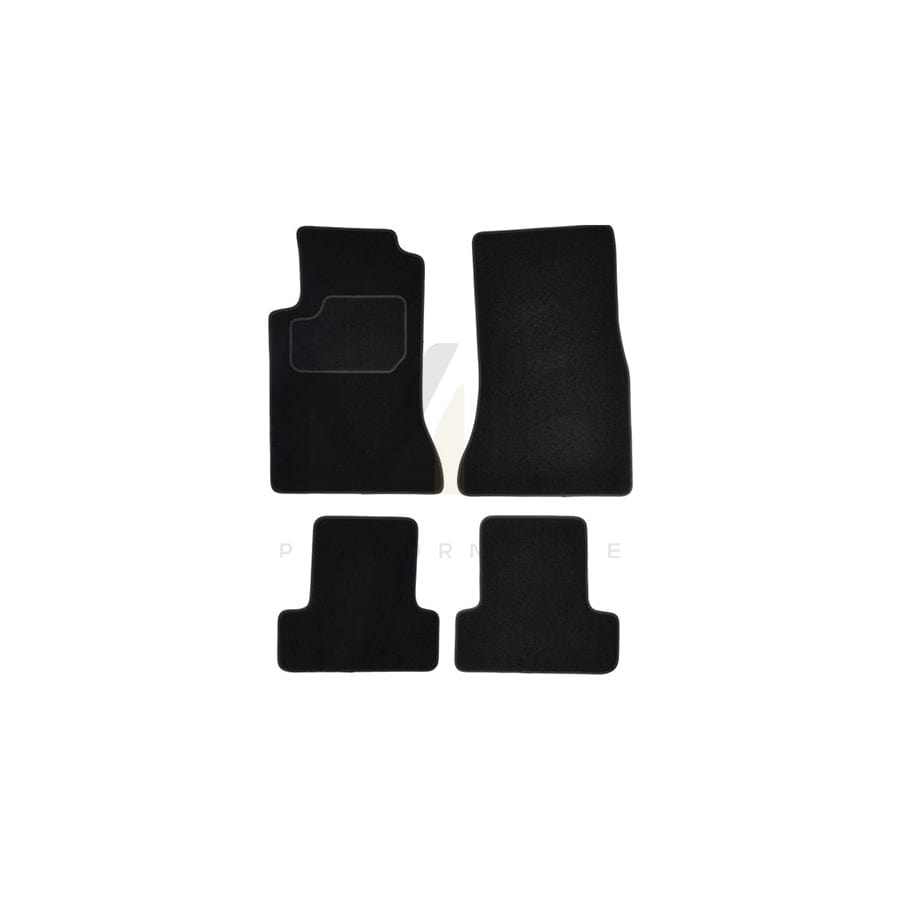 MAMMOOTH A041 FOR260 PRM 01 Floor mat set for FORD USA Mustang Mk5 Coupe Textile, Front and Rear, Quantity: 4, Black
