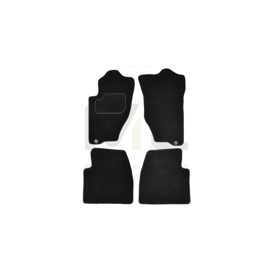 MAMMOOTH A041 KIA175 PRM 01 Floor mat set for KIA Sorento I (JC) Textile, Front and Rear, Quantity: 4, Black