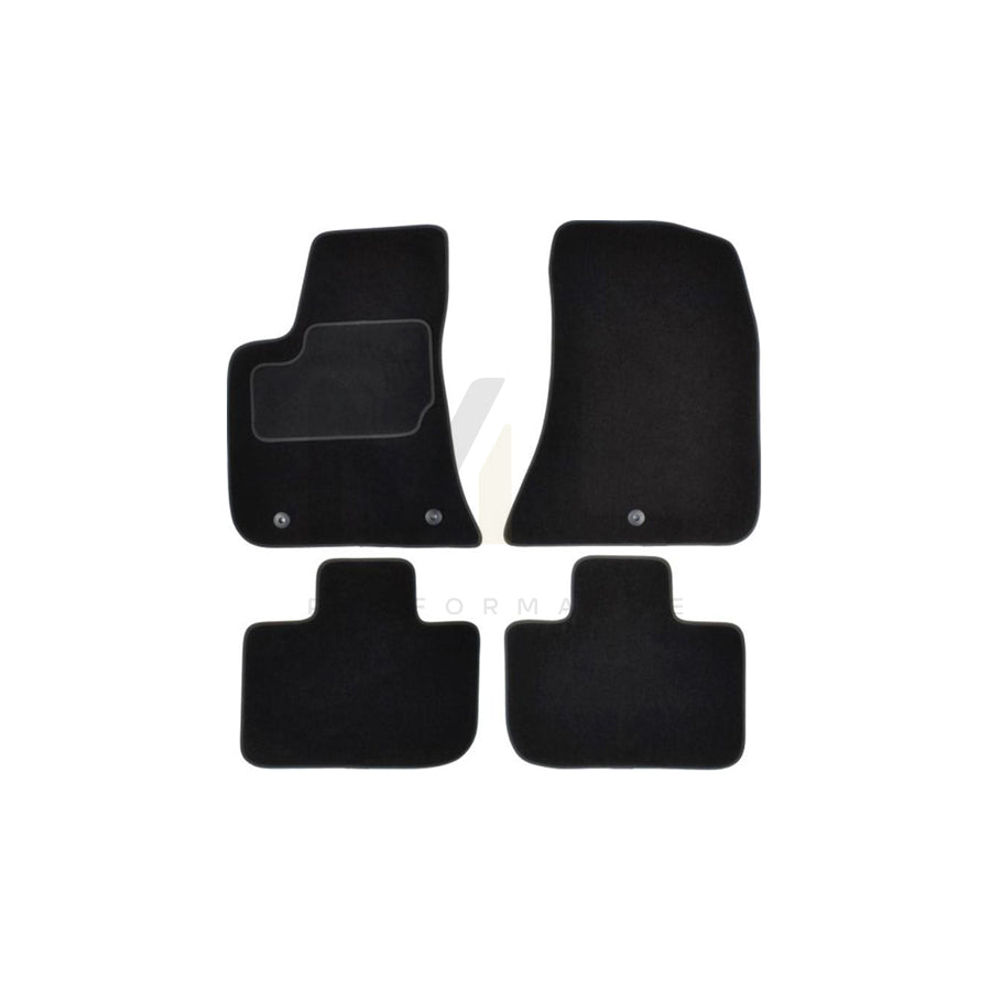 MAMMOOTH A041 LAN95 PRM 01 Floor mat set for LANCIA Thema Saloon (LX) Textile, Front and Rear, Quantity: 4, Black