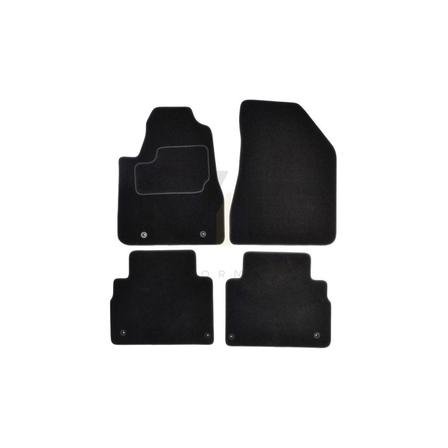 MAMMOOTH A041 LEX40 PRM 01 Floor mat set for LEXUS RX II (XU30) Textile, Front and Rear, Quantity: 4, Black