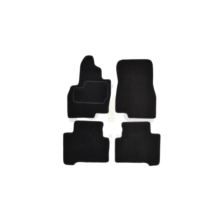 MAMMOOTH A041 MIT60 PRM 01 Floor mat set for MITSUBISHI Grandis (NA4W) Textile, Front and Rear, Quantity: 4, Black