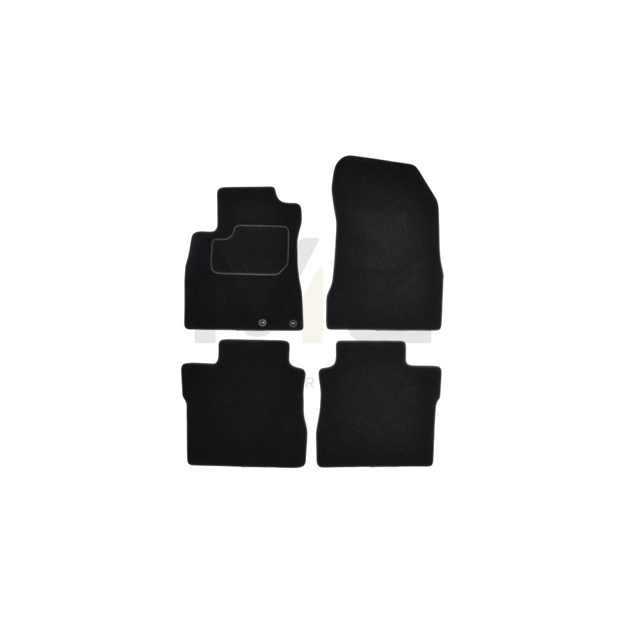 MAMMOOTH A041 NIS112 PRM 01 Floor mat set for NISSAN Note II Hatchback (E12) Textile, Front and Rear, Quantity: 4, Black