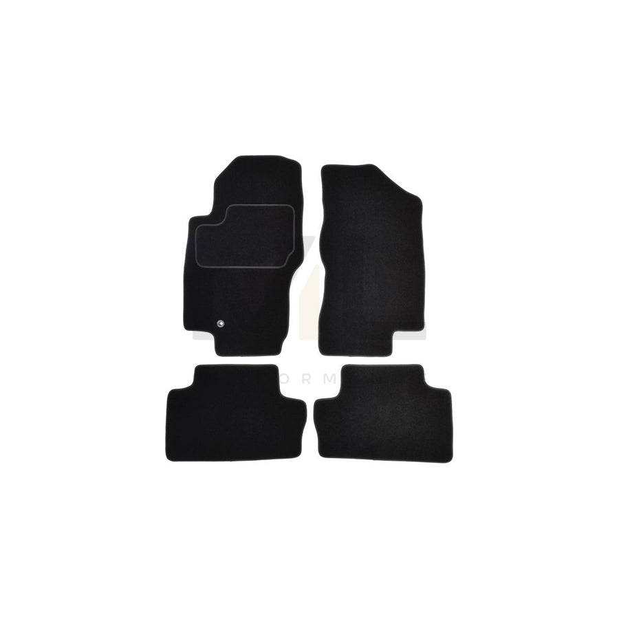 MAMMOOTH A041 NIS115 PRM 01 Floor mat set for NISSAN Pathfinder III (R51) Textile, Front and Rear, Quantity: 4, Black