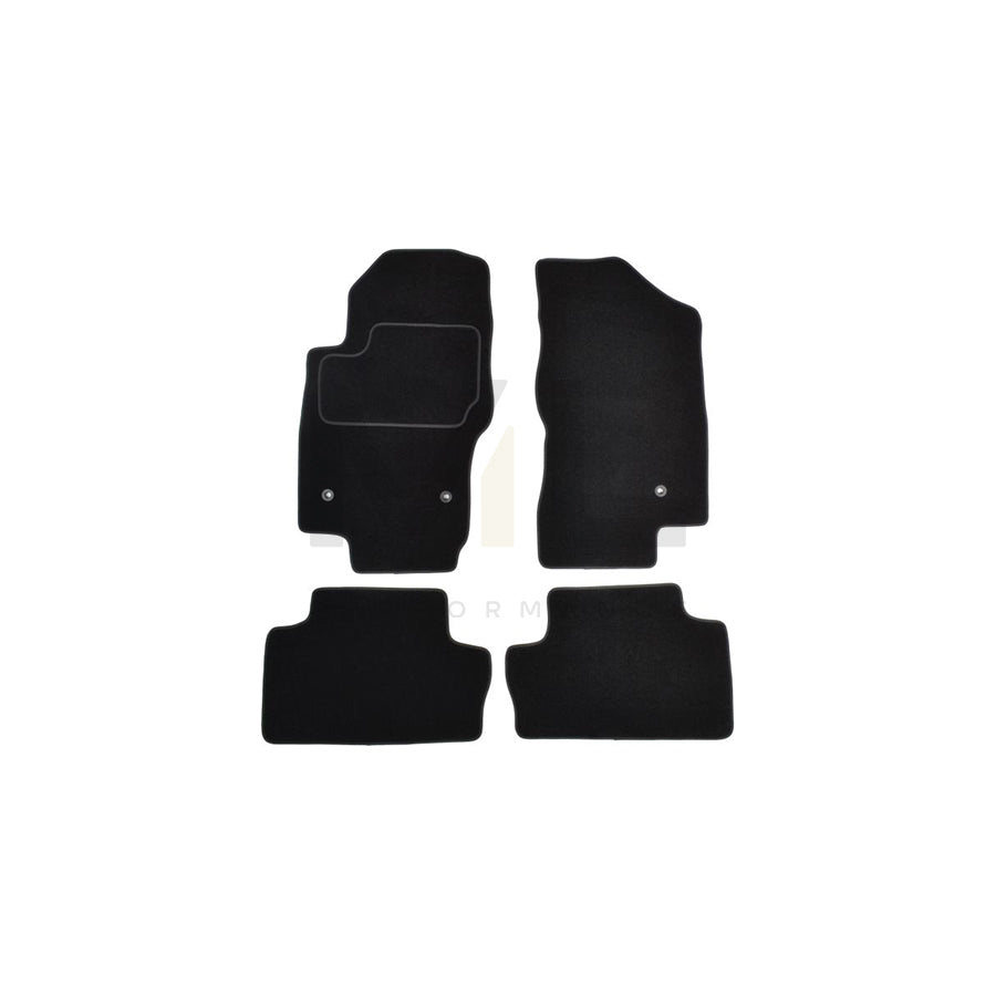 MAMMOOTH A041 NIS130 PRM 01 Floor mat set for NISSAN Pathfinder III (R51) Textile, Front and Rear, Quantity: 4, Black
