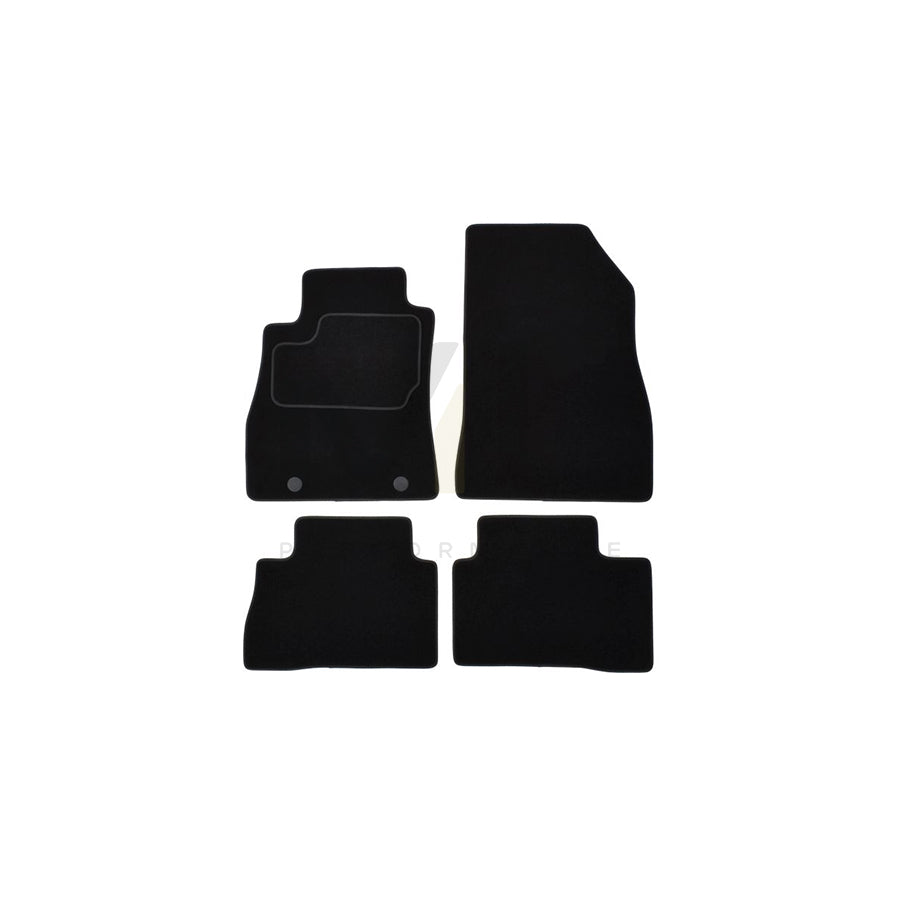 MAMMOOTH A041 NIS65 PRM 01 Floor mat set for NISSAN Juke (F15) Textile, Front and Rear, Quantity: 4, Black