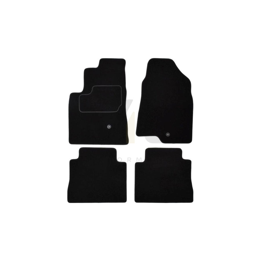 MAMMOOTH A041 OPL30 PRM 01 Floor mat set for OPEL Antara (L07) Textile, Front and Rear, Quantity: 4, Black