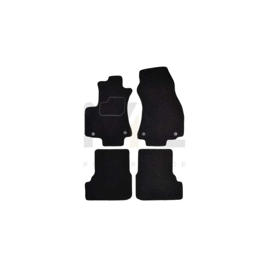 MAMMOOTH A041 OPL330 PRM 01 Floor mat set for OPEL Zafira B (A05) Textile, Front and Rear, Quantity: 4, Black