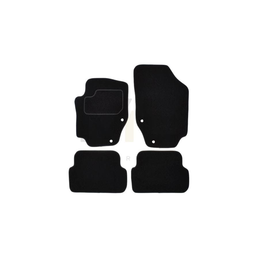 MAMMOOTH A041 PGT150 PRM 01 Floor mat set for PEUGEOT 307 CC (3B) Textile, Front and Rear, Quantity: 4, Black