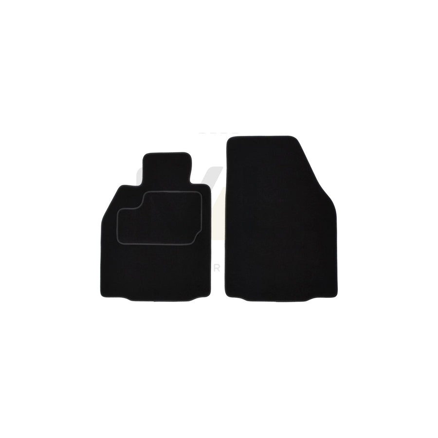 MAMMOOTH A041 POR72 PRM 01 Floor mat set for PORSCHE Boxster (987) Textile, Front, Quantity: 2, Black