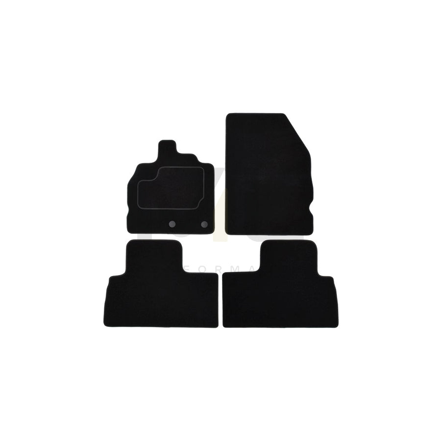 MAMMOOTH A041 RNT435 PRM 01 Floor mat set for RENAULT Grand Scテゥnic III (JZ) Textile, Front and Rear, Quantity: 4, Black