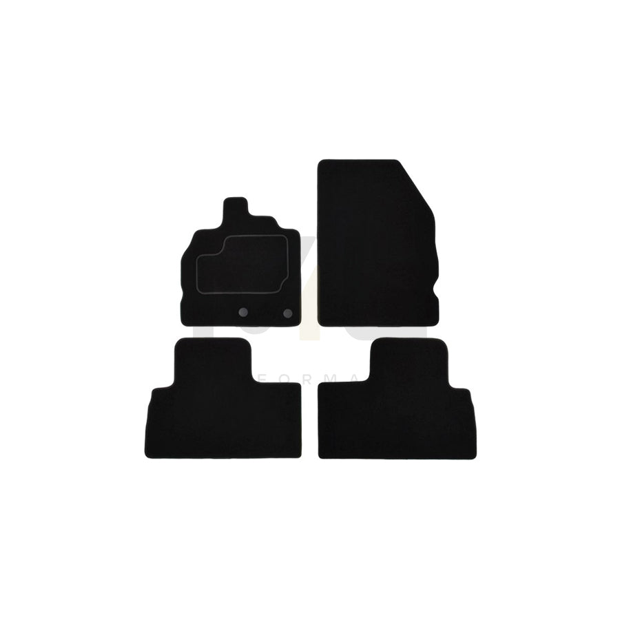 MAMMOOTH A041 RNT441 PRM 01 Floor mat set for RENAULT Grand Scテゥnic III (JZ) Textile, Front and Rear, Quantity: 4, Black