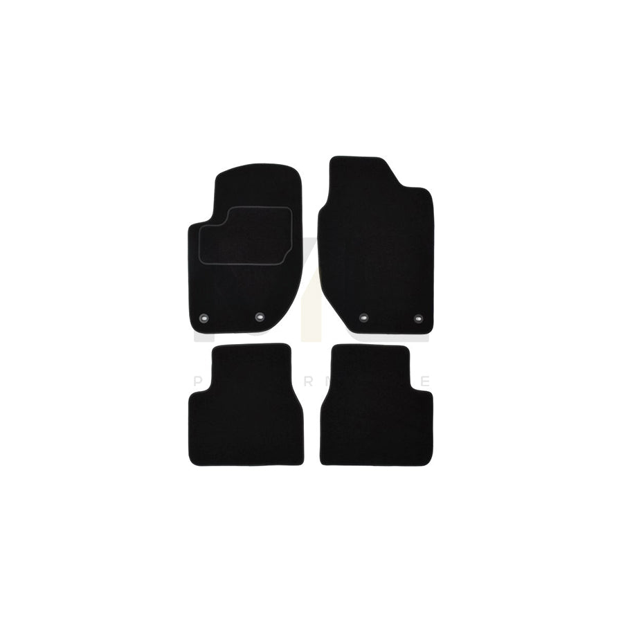 MAMMOOTH A041 ROV95 PRM 01 Floor mat set for LAND ROVER Freelander I Off-Road (L314) Textile, Front and Rear, Quantity: 4, Black