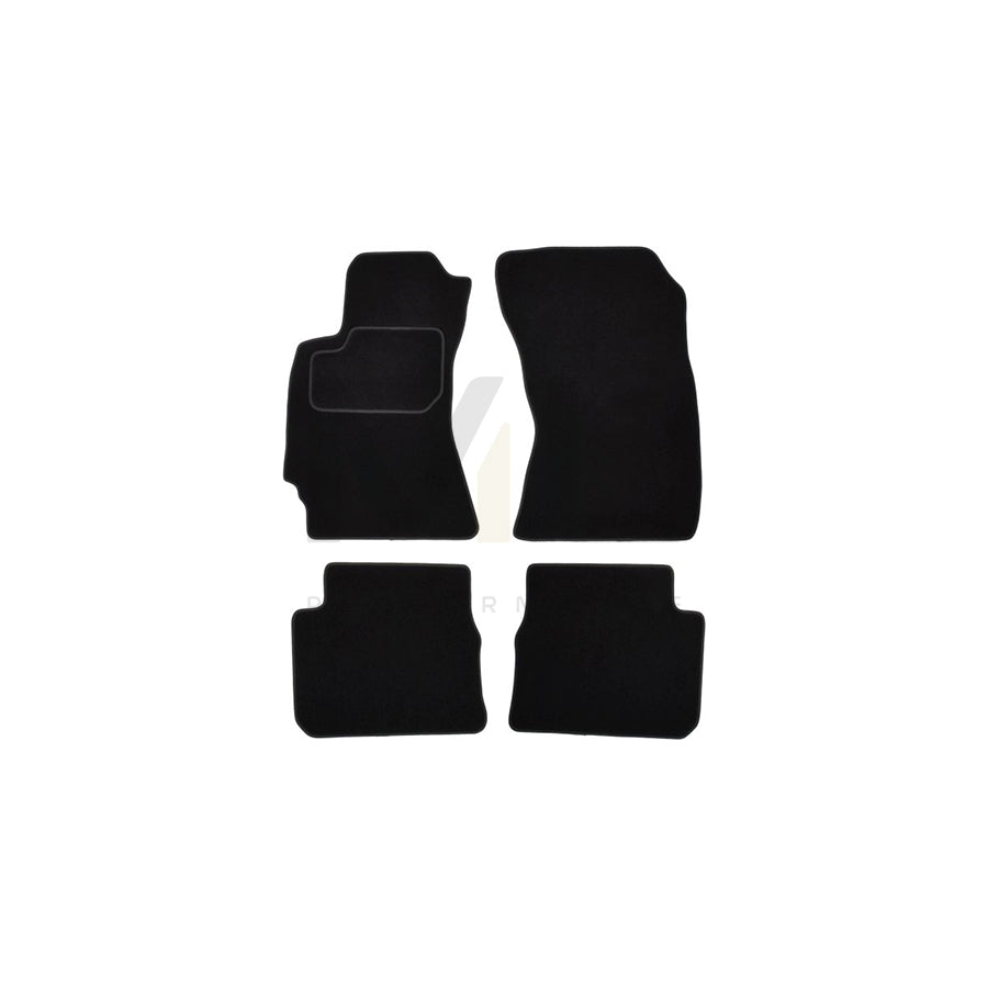 MAMMOOTH A041 SUB30 PRM 01 Floor mat set for SUBARU Forester III (SH) Textile, Front and Rear, Quantity: 4, Black
