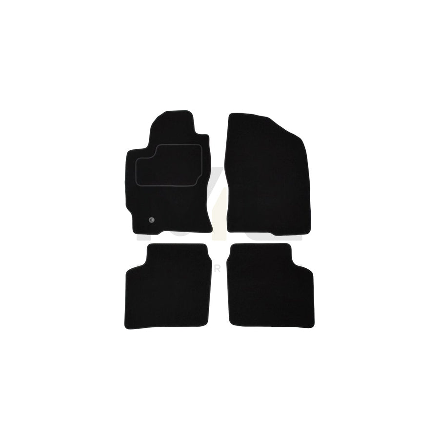 MAMMOOTH A041 TOY280 PRM 01 Floor mat set for TOYOTA Prius II Liftback (XW20) Textile, Front and Rear, Quantity: 4, Black