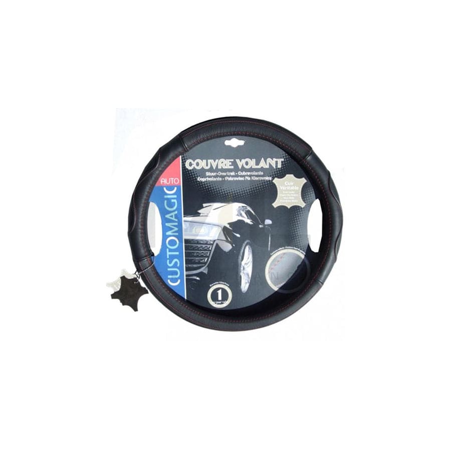 MAMMOOTH Premium A050 187210 Steering wheel cover Black, Ø: 36-38cm, Leather