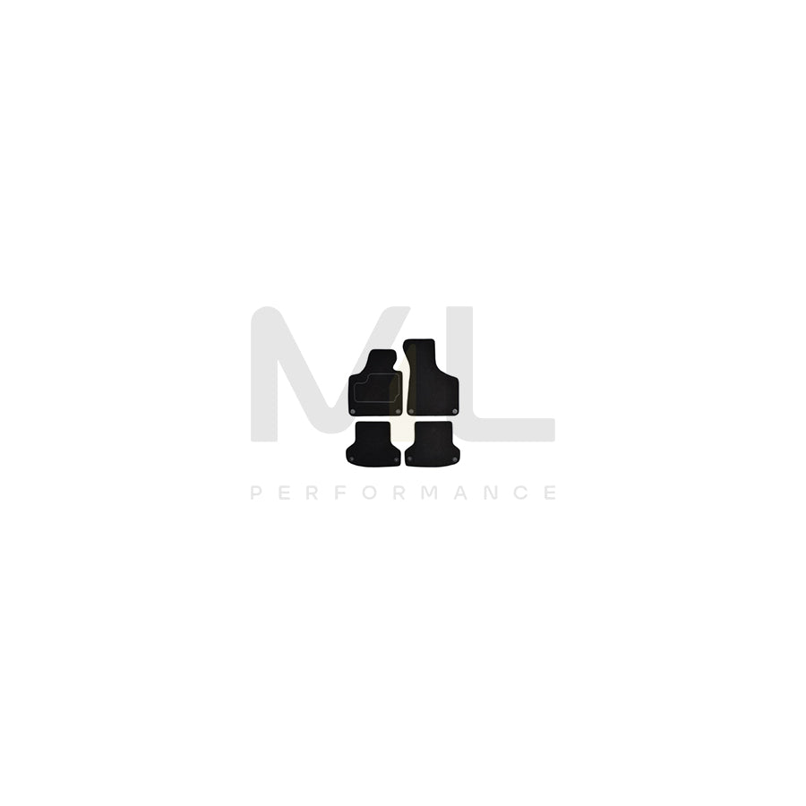 MAMMOOTH Tailored A041 AUD75 PRM 01 Floor mat set for AUDI A3 Textile, Front and Rear, Quantity: 4, Black