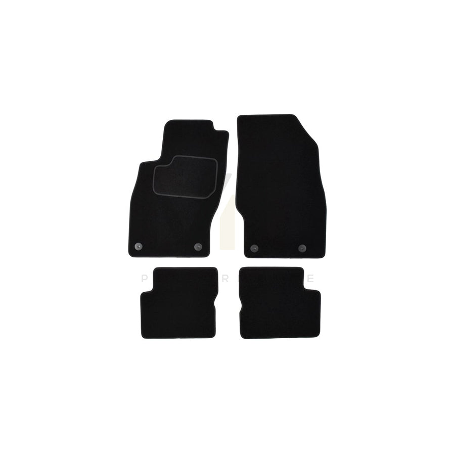 MAMMOOTH Tailored A041 OPL140 PRM 01 Floor mat set for OPEL Corsa D Hatchback (S07) Textile, Front and Rear, Quantity: 4, Black