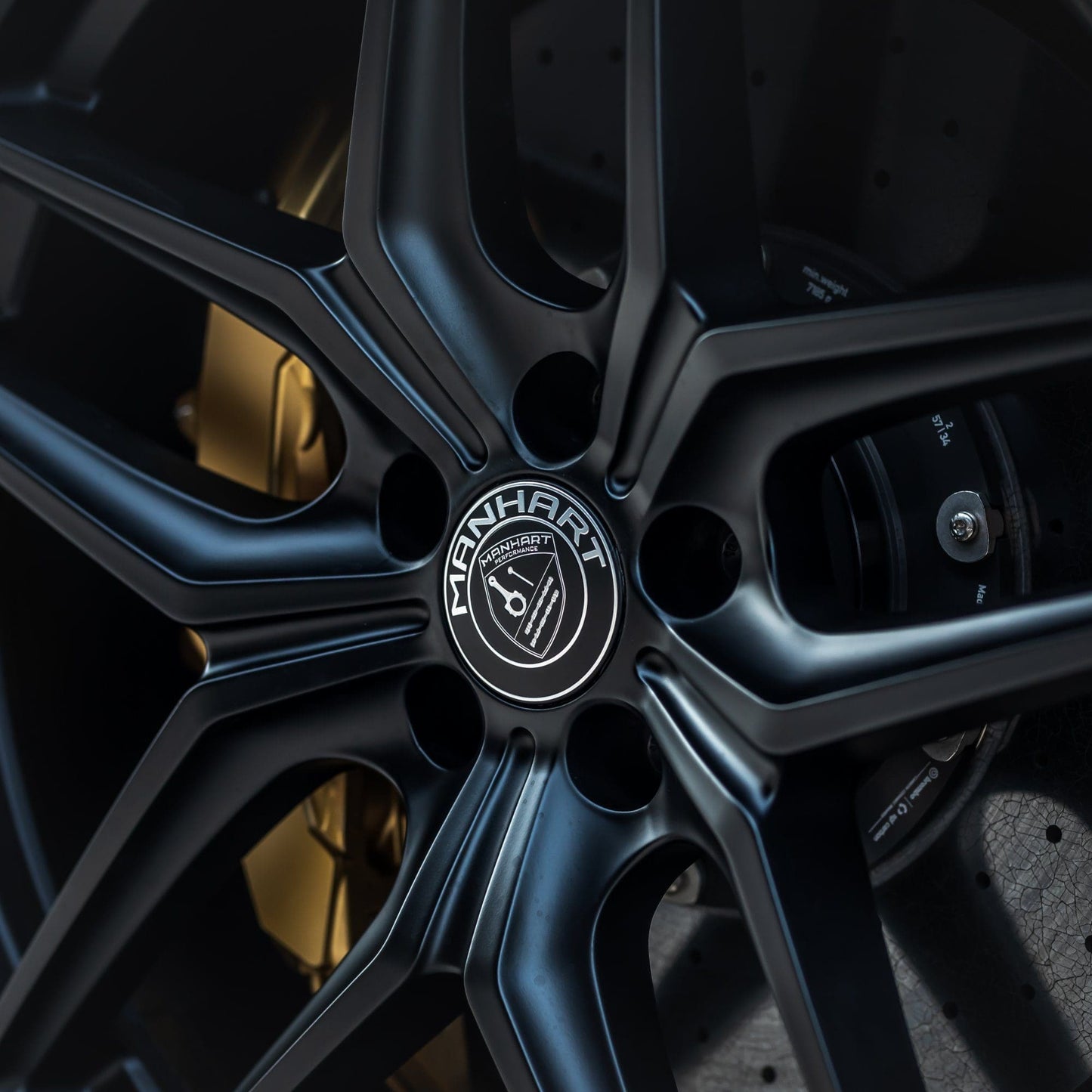 MANHART MHCLLIYSPOKE1100 CLASSIC LINE Y-SPOKE RIM SET - SILK MATTE BLACK FOR BMW 5 SERIES