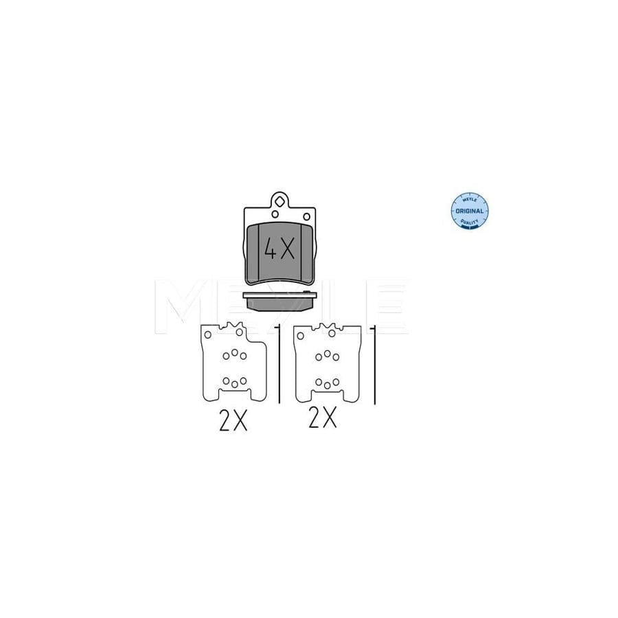 Meyle 025 219 1915 Brake Pad Set
