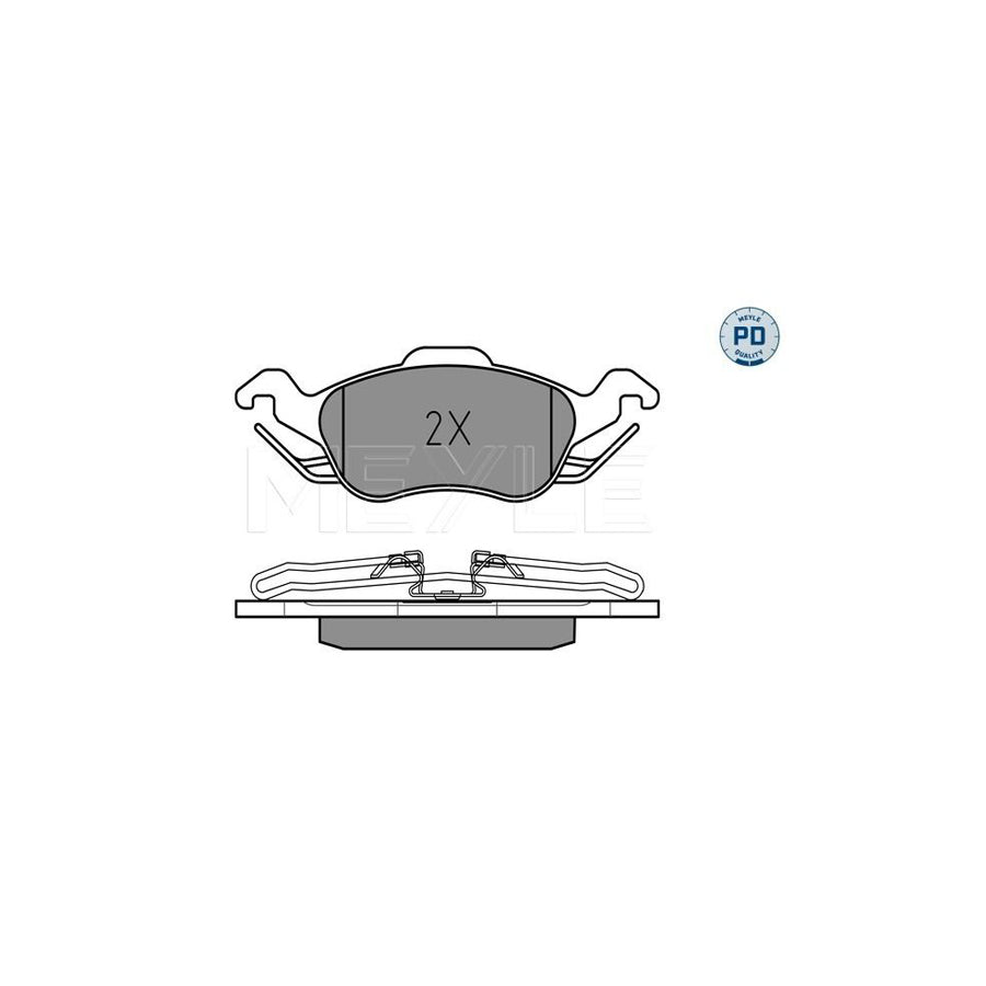 Meyle 025 231 5419/Pd Brake Pad Set For Ford Focus