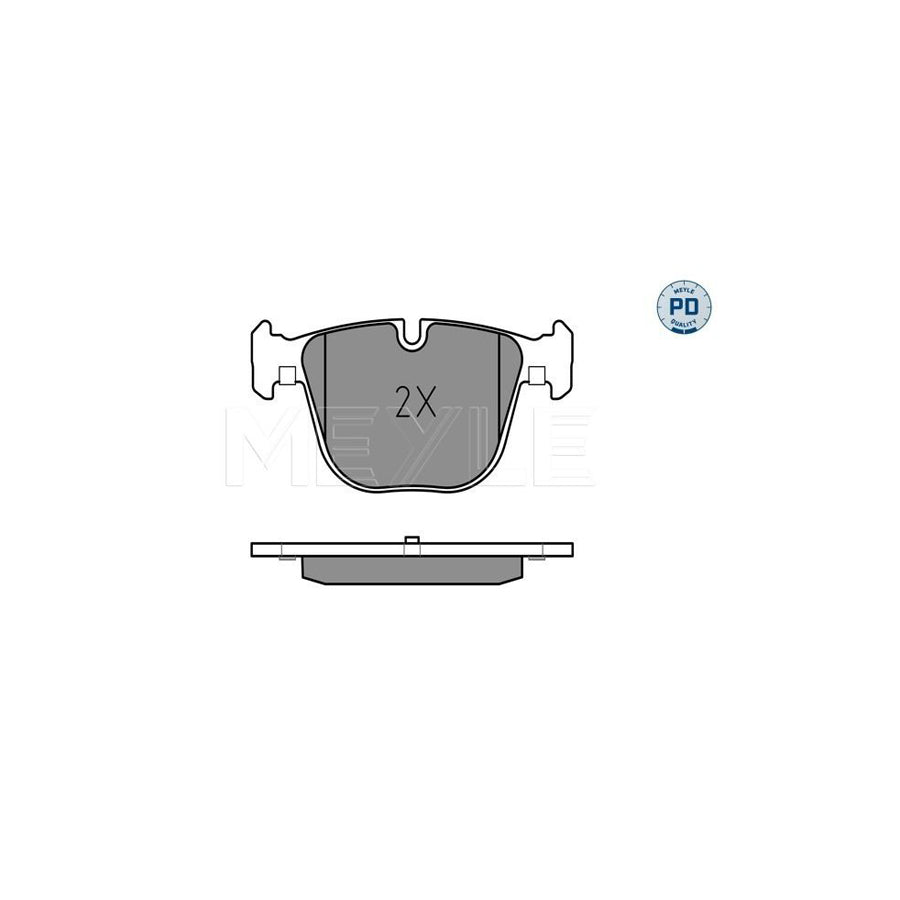 Meyle 025 237 3116/Pd Brake Pad Set