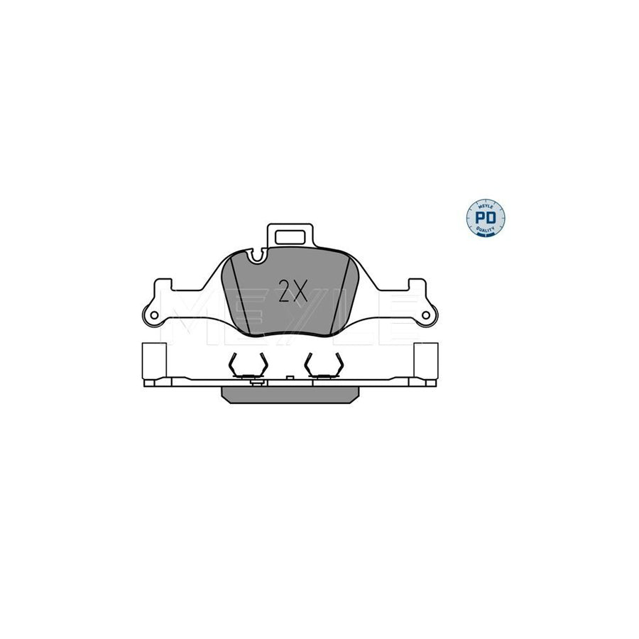 Meyle 025 259 0018/Pd Brake Pad Set