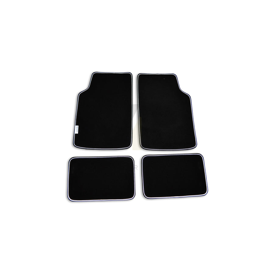 Michelin Tailored 009081 Floor mat set PP (Polypropylene), Front and Rear, Quantity: 4, Black