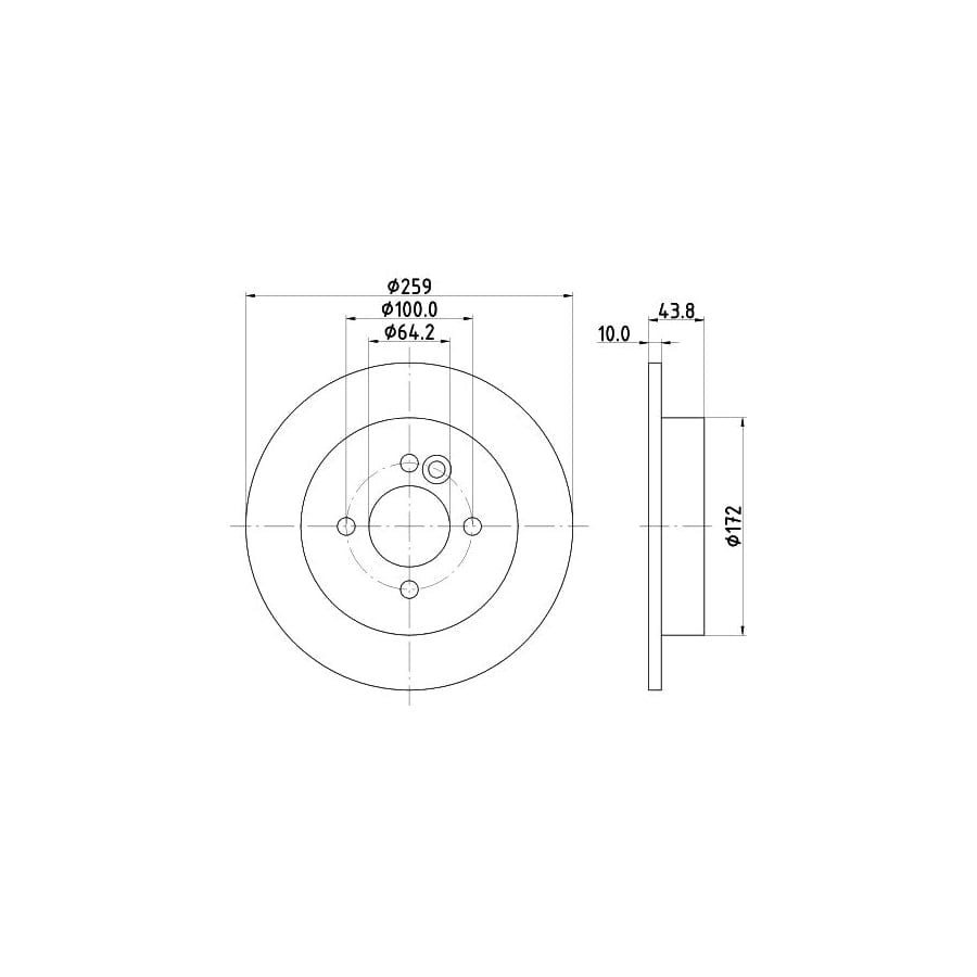 Mintex Mdc1499 Brake Disc