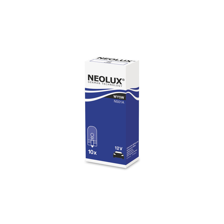 NEOLUX N501AM 12v 5w amber W2.1x9.5d (501A) Trade pack of