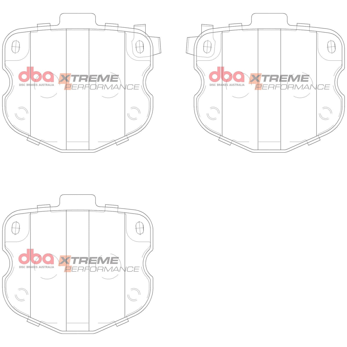 DBA DB15028XP High Performance Brake Pad Set