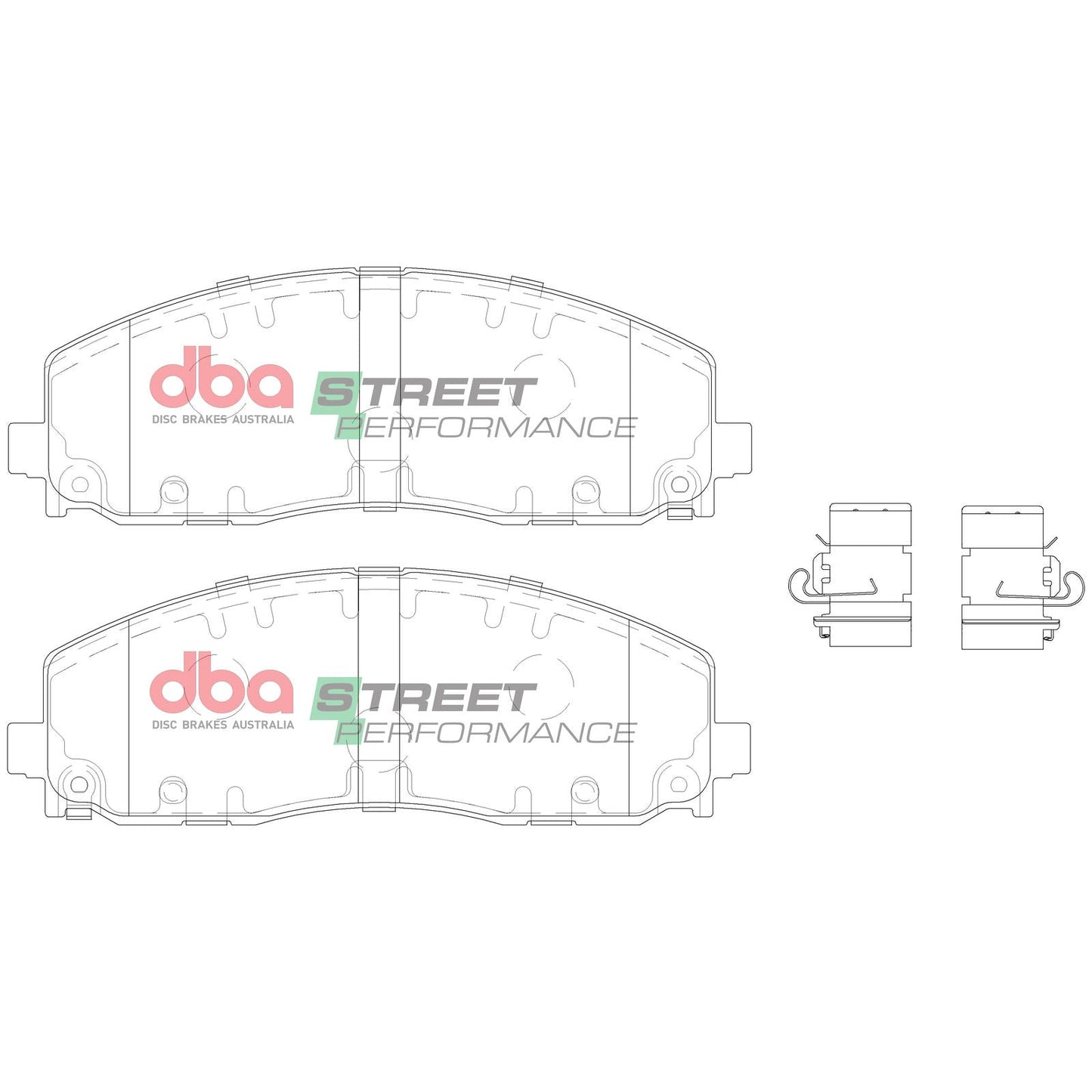 DBA DB15038SP High Performance Brake Pad Set