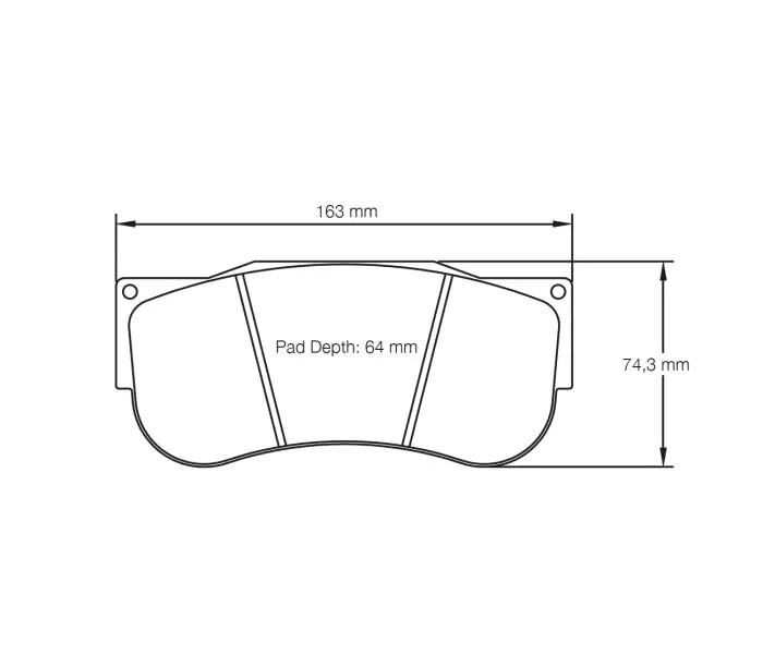 Pagid S2560T01B01 Brake Pad S2560 RST 1 (bedded)