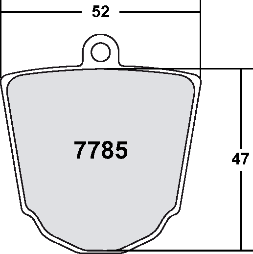 PFC 7785.93.20.12 BRAKE PADS RACE 93 CMPD 20MM