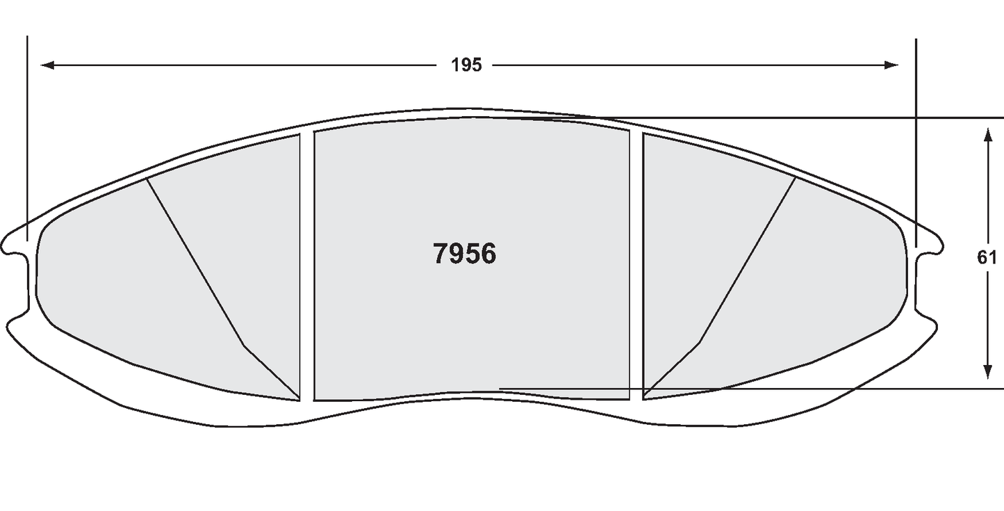 PFC 7956.42 BRAKE PADS Z-RATED ZR56