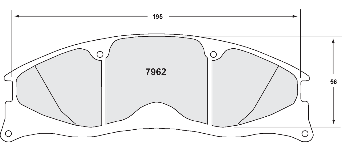 PFC 7962.10 BRAKE PADS Z-RATED ZR62