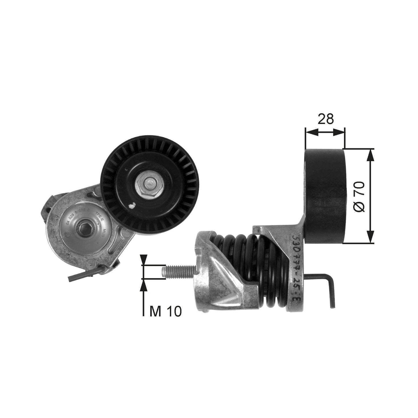 GATES GATT39085 V-Ribbed Belt Tensioner Lever