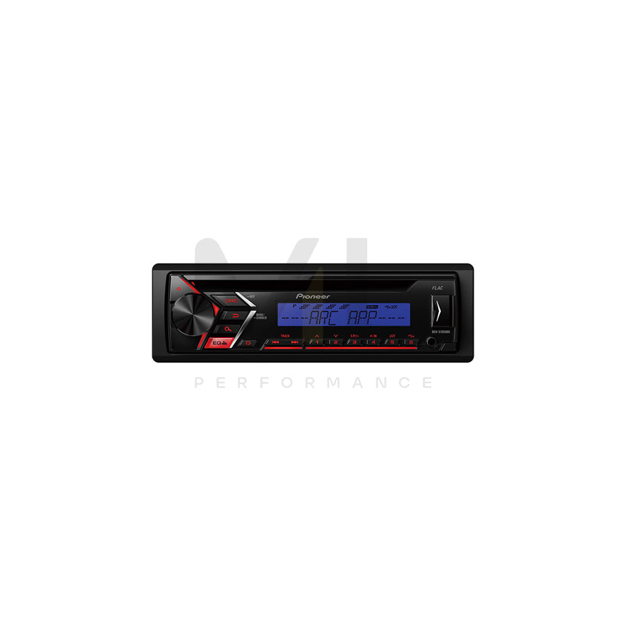 PIONEER DEH-S100UBB DEH-S100UBB Car stereo CD/USB, 1 DIN, 12V, FLAC, MP3, WAV, WMA