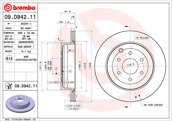 AUGER AUG54538 Disc Brake Caliper Repair Kit