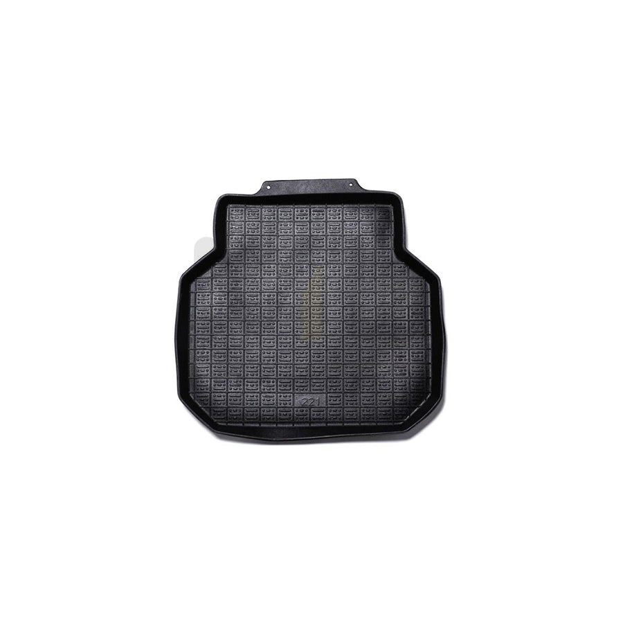 POLGUM Universal fit 220C Floor mat set Elastomer, Rear, Quantity: 2, Black