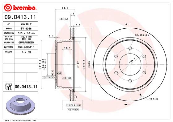 MERITOR MER68326743 Disc Brake Caliper Repair Kit