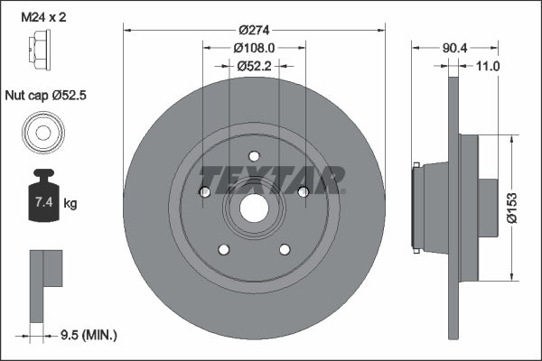 AUTOFREN SEINSA D7-081C Brake Caliper Guide Sleeve Kit