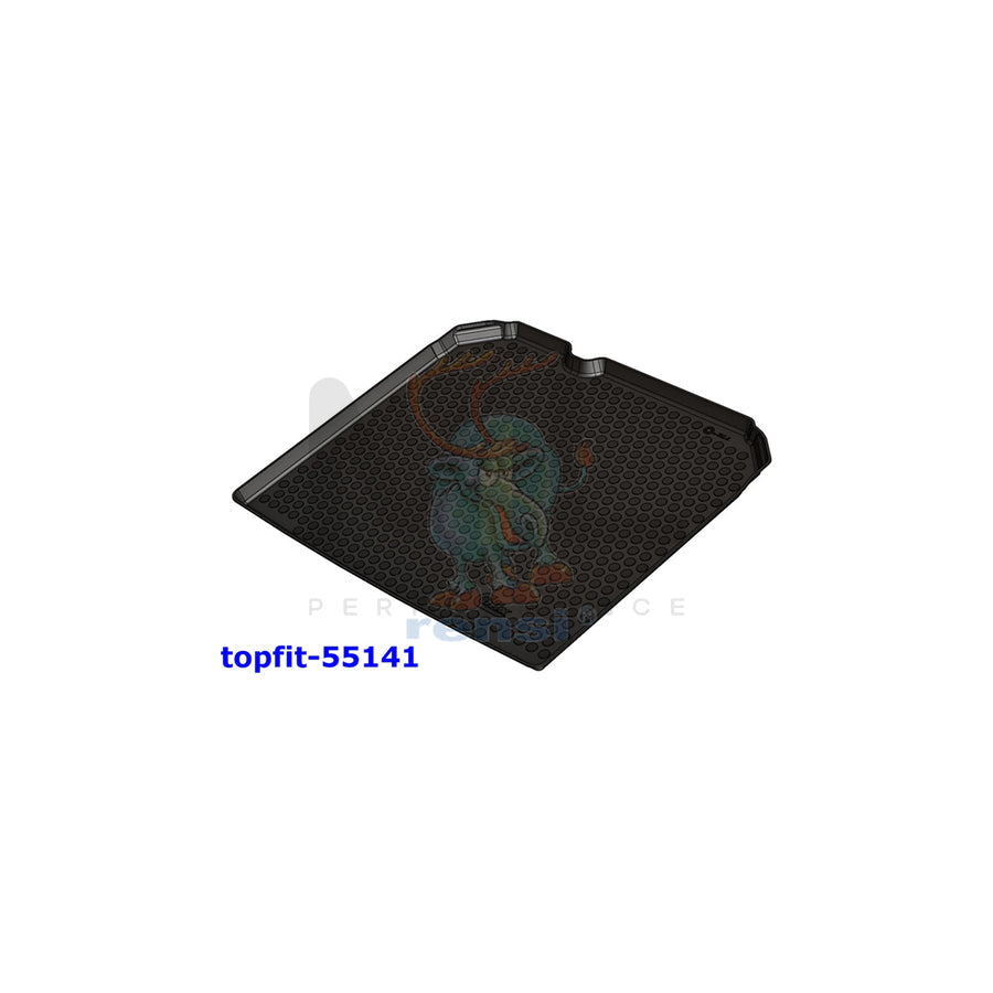 RENSI 55141 Car boot tray for AUDI Q3 (8UB, 8UG) Elastomer