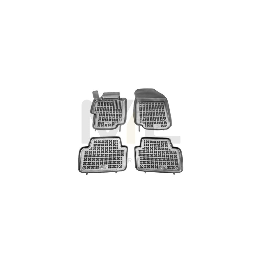 REZAW PLAST 200909 Floor mat set for HONDA ACCORD Elastomer, Front and Rear, Quantity: 4, Black