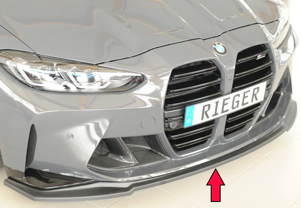 Rieger 00053521 Front Splitter For Original Frontbumper