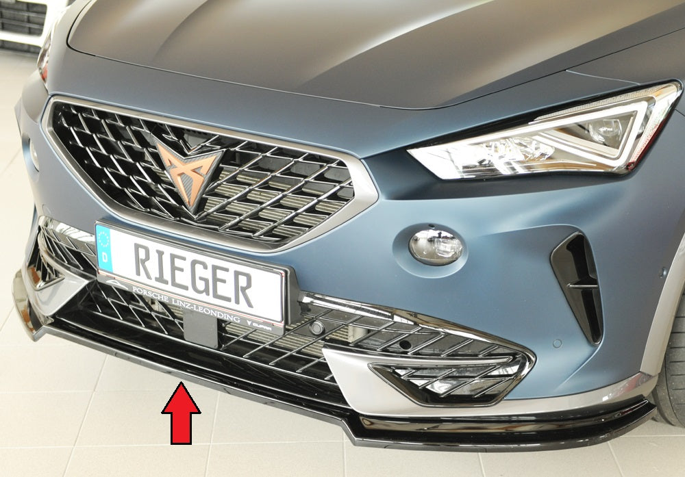 Rieger 00088277 Front Splitter For Original Frontbumper
