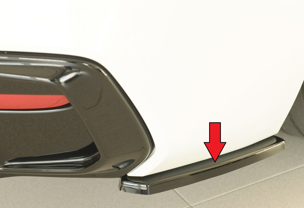 Rieger 00088280 Rear Skirt Approach Laterally, Right Only For M-Series Rear Bumper