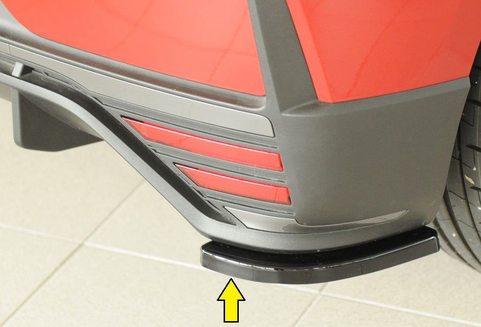 Rieger 00088296 Rear Skirt Approach Laterally, Right Only For Orig. N- Rear Skirt Insert