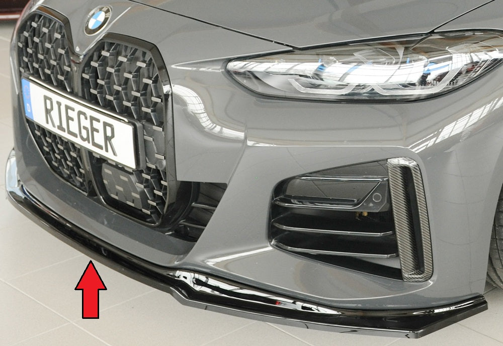 Rieger 00088391 Front Splitter For Original M-Sport-Package Front Bumper