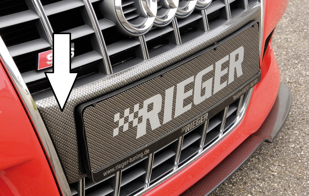 Rieger 00099039 Licence Plate Carrier -≫ For Original A6 Grill